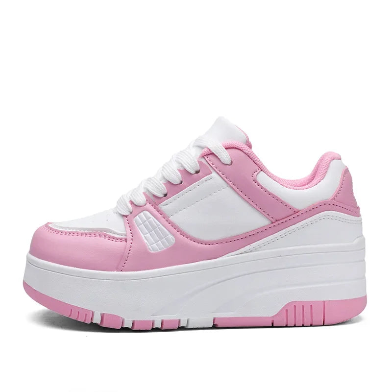 Ultra-Light Four-Wheel Skating Shoes for Students And Children Removable Unisex Wheelled Walking Shoes Sports And Entertainment kids_shoes