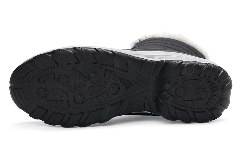 Snow Boots Women Platform Boots Non-slip Women Winter Shoes Fur Warm Ankle Boots for Women Wedges Waterproof Thigh High sneakers_platform