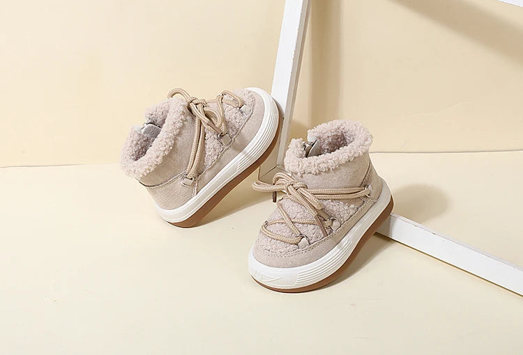 GT-CECD New Autumn/Winter Baby Boots Warm Plush Rubber Sole Toddler Kids Sneakers  Infant Shoes Fashion Little Boys Girls Boots kids_shoes