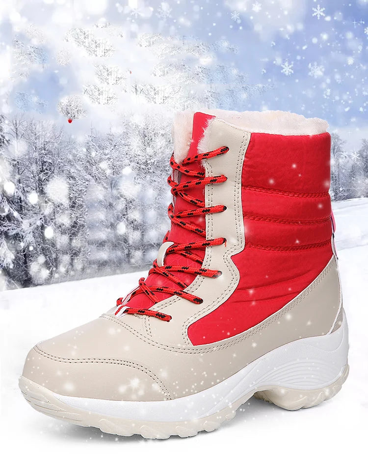 Snow Boots Women New Ladies Shoes Platform Shoes Woman Flat Keep Warm Boots Ladies Casual Plush Botas Mujer Winter Shoes Women sneakers_platform