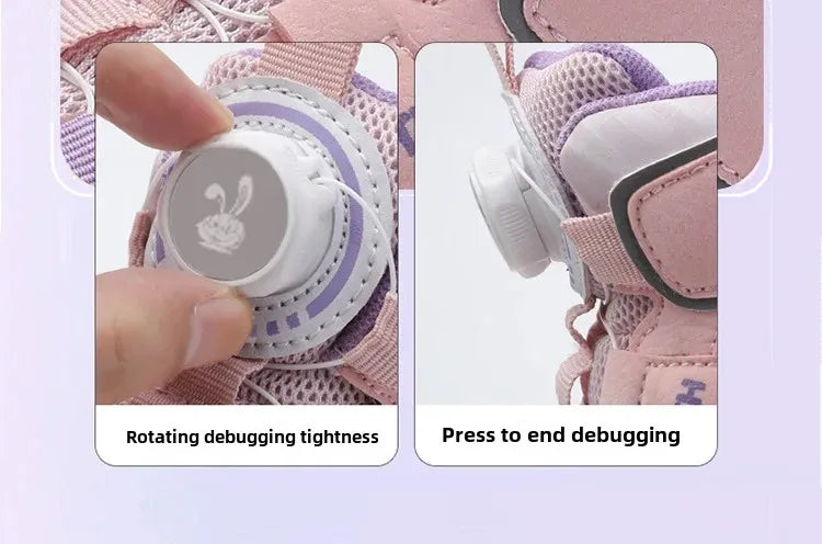 Children's Roller Skates Student Quad-Wheel Skates Women's Double-Wheel Deforming Boys' Inline Skates Cross-Border Supply Shoes kids_shoes