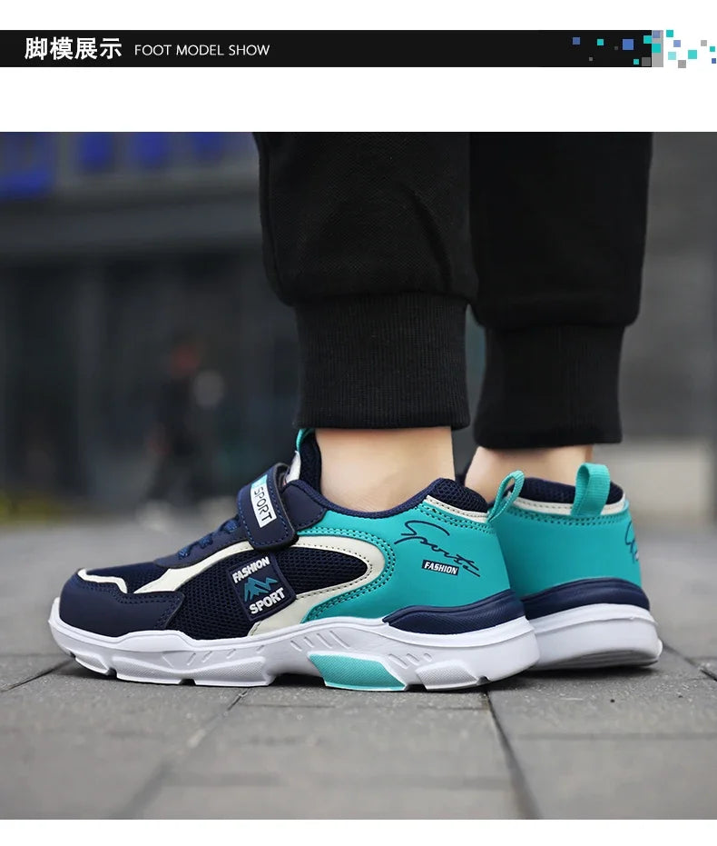 Children's shoes boy sneakers in the spring and autumn with breathable non-slip surface pupil cuhk boy boy fashion shoes kids_shoes