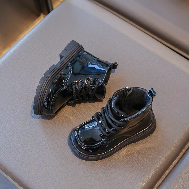 Autumn Winter Children's Boots 2-18 Years Old Padded Warm Boys Girls Cotton Shoes Hundred Anti-slip Kids Short Boots Shoes kids_shoes