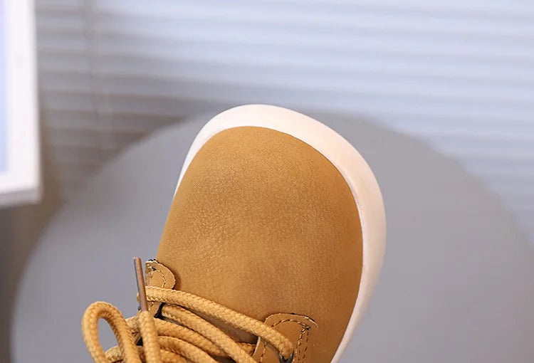 Children Fashion Boots with Side Zipper Kids Ankle Boots Korean Style 2025 Autumn Winter Boys Girls Short Boots Unisex Versatile kids_shoes