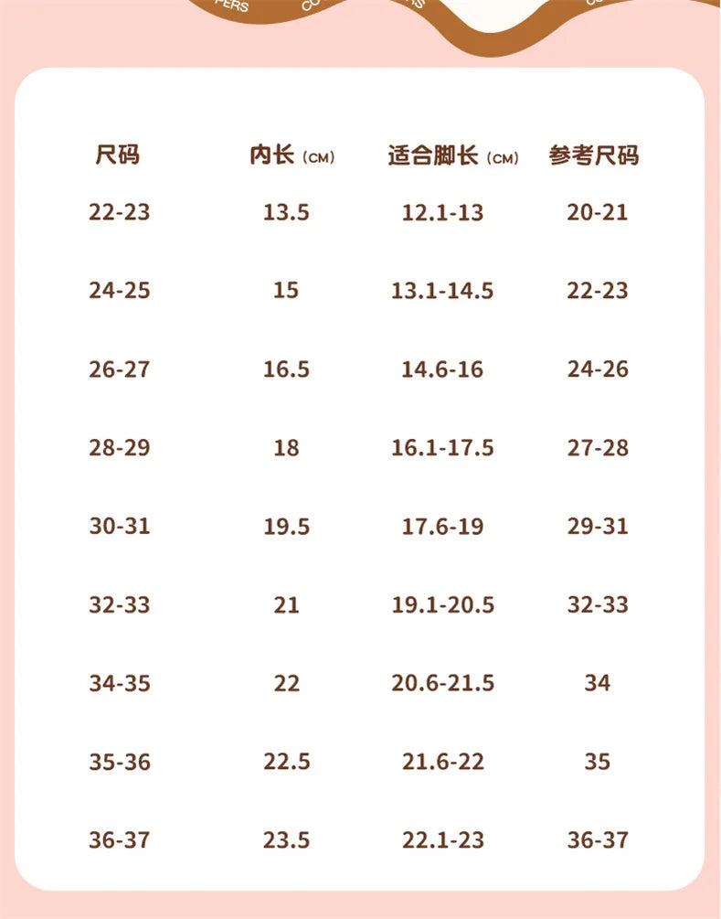 New Children's Cartoon Animals Wrap Plush Slippers Soft Sole Non-slip Winter Warm Baby Boys Girls Indoor Home Cotton Shoes kids_shoes