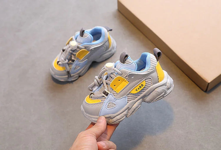 Size 21-36 Baby Toddler Shoes For Boys Girls Breathable Mesh Little Kids Casual Sneakers Non-slip Children Sport Shoes tenis kids_shoes