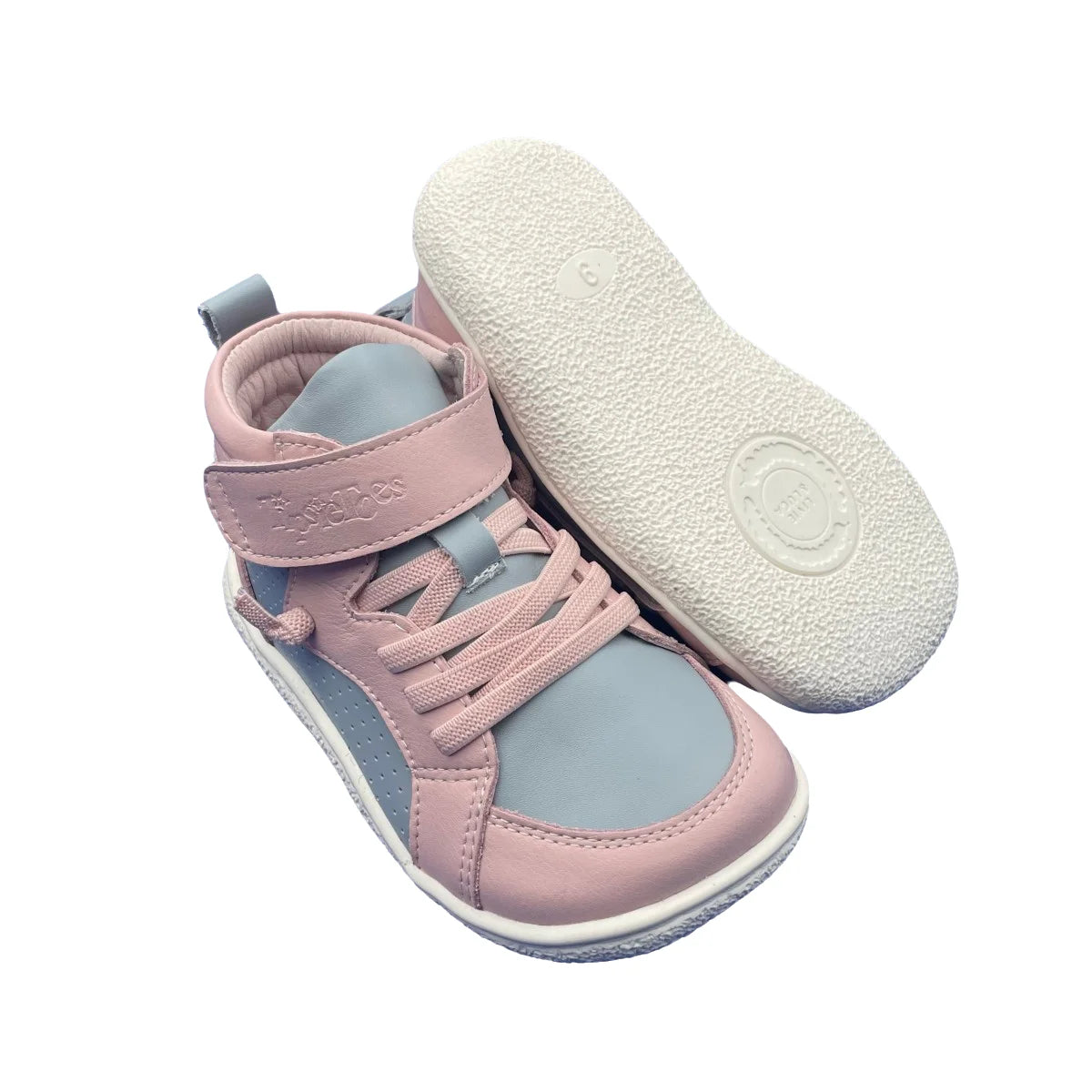 Tipsietoes Autumn Spring Genuine Leather Boots For Girls Boys Kids Barefoot Sneaker Leather Linning Light Weight Elastic Strape kids_shoes