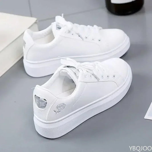 Women's Vulcanize Shoes White Shoe Women Running Spring Autumn Fashion Breathable Lace-Up Casual Sneakers Zapatos De Mujer sneakers_women
