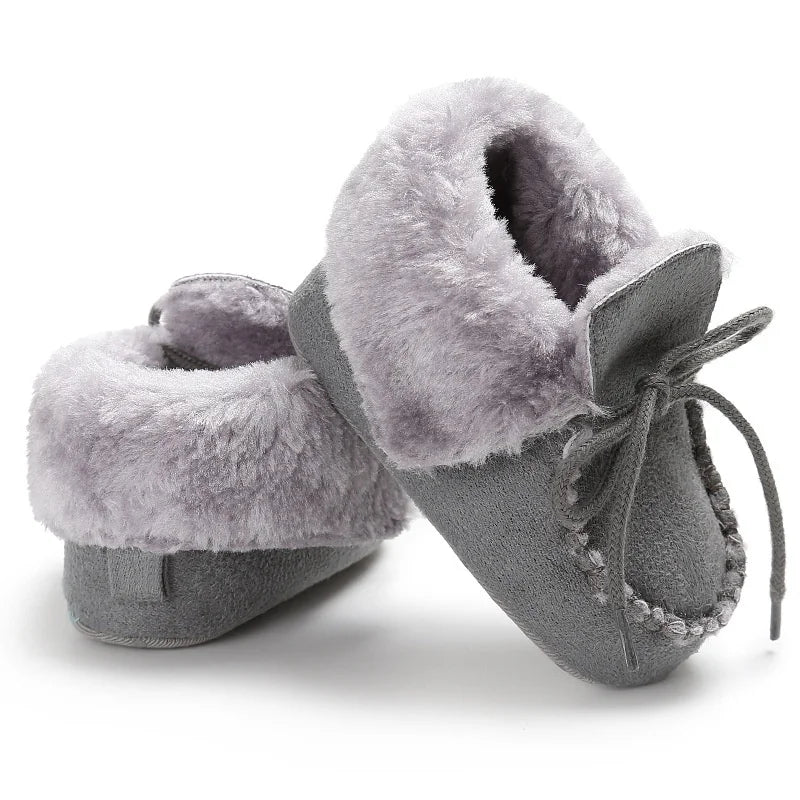 Freshman baby cotton walking shoes with soft soles, warm autumn and winter snow boots, comfortable baby walking shoes kids_shoes