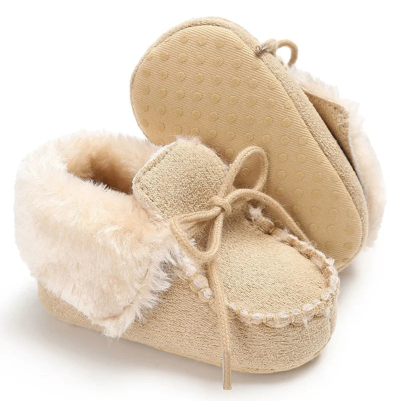 Freshman baby cotton walking shoes with soft soles, warm autumn and winter snow boots, comfortable baby walking shoes kids_shoes