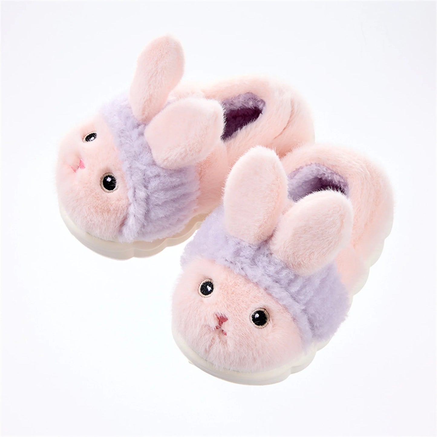 Children's cotton slippers, autumn and winter, indoor anti-skid and warm cartoon for men, women, small and medium-sized children kids_shoes