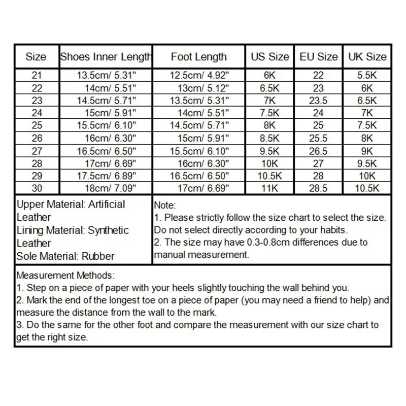 Kids Short Boots Fashion Boys Shoes Autumn Winter Leather Children Boots Non-Slip Toddler Girls Boot Toddler Snow Shoes kids_shoes