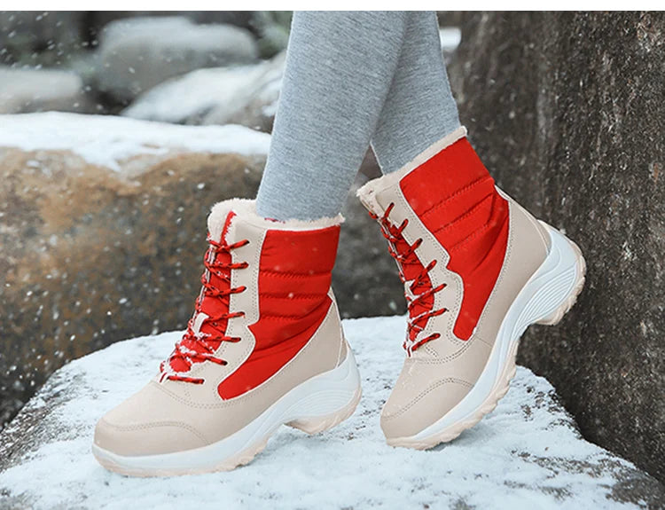 Snow Boots Women New Ladies Shoes Platform Shoes Woman Flat Keep Warm Boots Ladies Casual Plush Botas Mujer Winter Shoes Women sneakers_platform