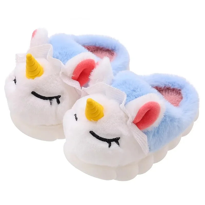 Children's Cotton Slippers 2025 Winter New Baby Princess Bag and Shoes Cute Girls' Home Indoor Anti slip and Warm kids_shoes