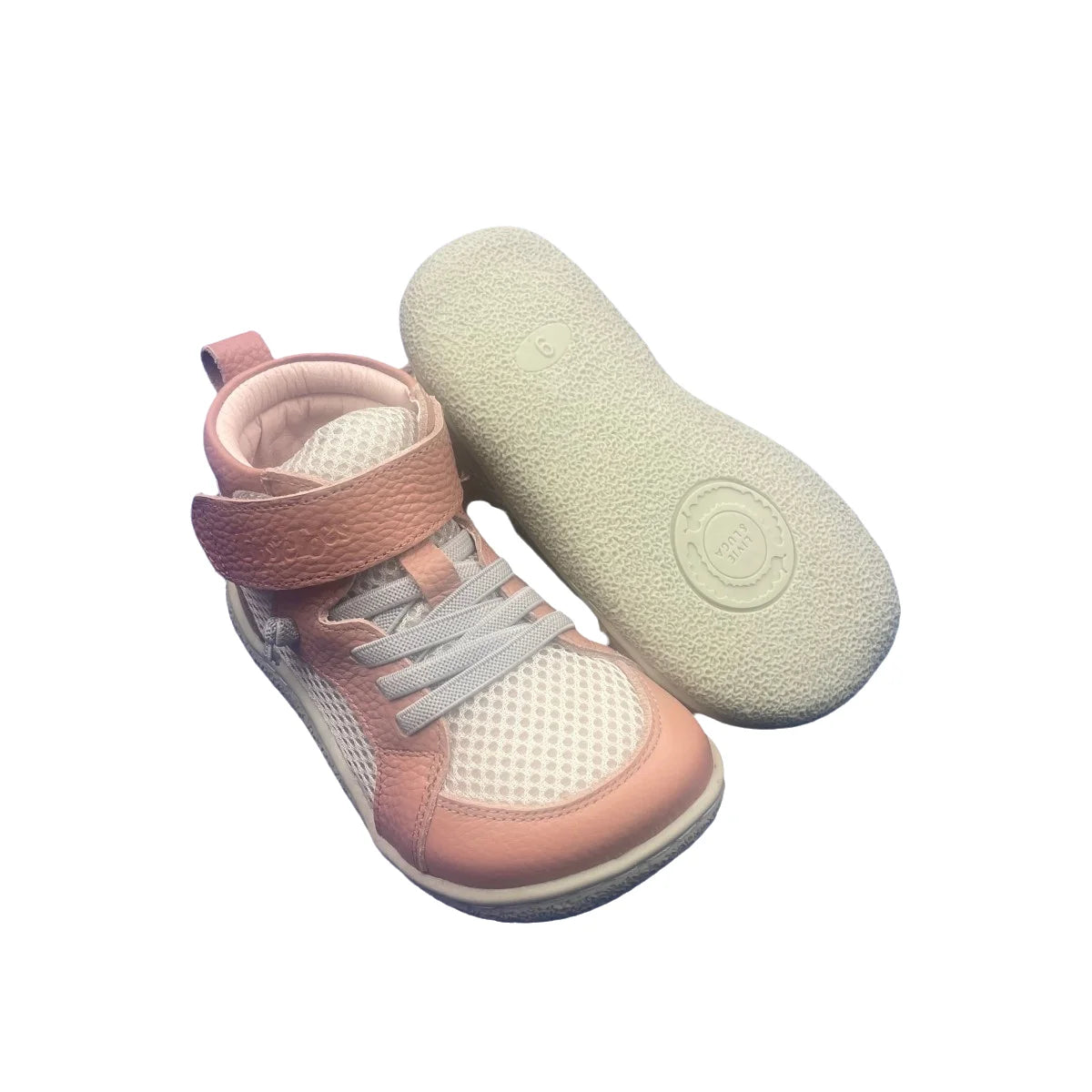 Tipsietoes Autumn Spring Genuine Leather Boots For Girls Boys Kids Barefoot Sneaker Leather Linning Light Weight Elastic Strape kids_shoes