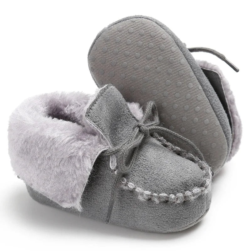 Freshman baby cotton walking shoes with soft soles, warm autumn and winter snow boots, comfortable baby walking shoes kids_shoes