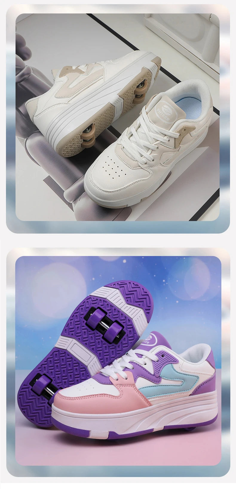 Children's Outdoor Sports Roller Skates Shoes Single Row Wheel kids Sliding Shoes four-Wheel for boys and grils kids_shoes