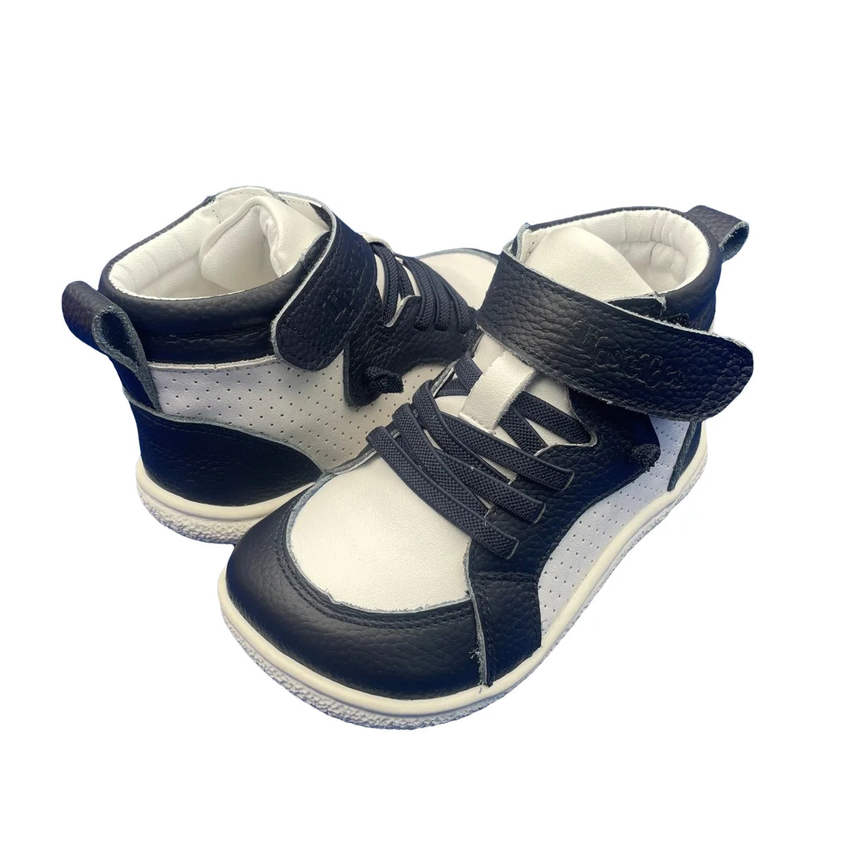 Tipsietoes Autumn Spring Genuine Leather Boots For Girls Boys Kids Barefoot Sneaker Leather Linning Light Weight Elastic Strape kids_shoes