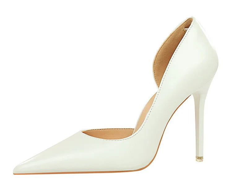 BIGTREE Shoes Black Women Pumps Quality Leather Women Shoes High Heels Fashion Wedding Shoes Stiletto Luxurious Elegant Pumps heels_stiletto