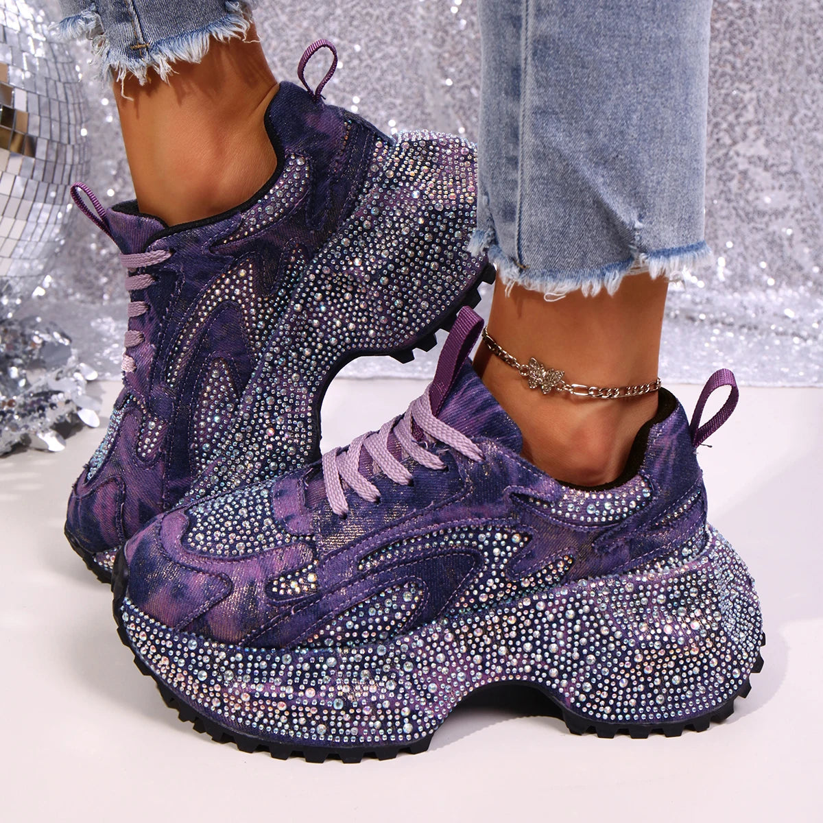 Women Luxury Sneakers Fashion Casual Designer Shoes Women Running Sports Comfortable Thick Lace-up Vulcanize Sneakers of Sport sneakers_platform sneakers_luxury