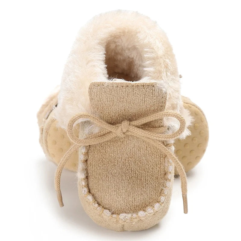 Freshman baby cotton walking shoes with soft soles, warm autumn and winter snow boots, comfortable baby walking shoes kids_shoes