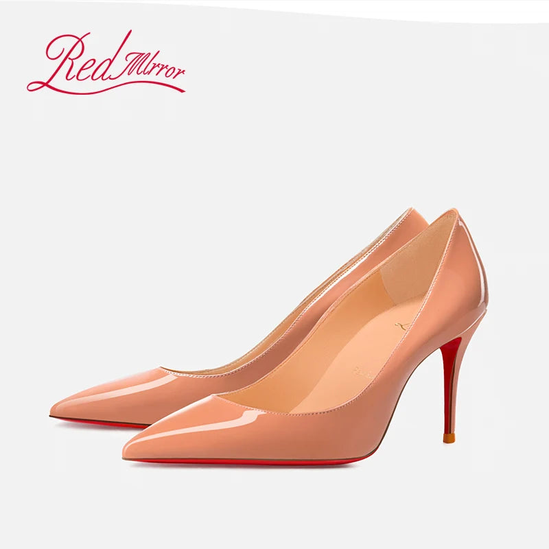 Women's High-heeled Shoes Red Bottoms Stiletto Pumps Black Naked Shallow Pointed Toe High Heels Luxury Brand Fashion Prom Shoes heels_stiletto