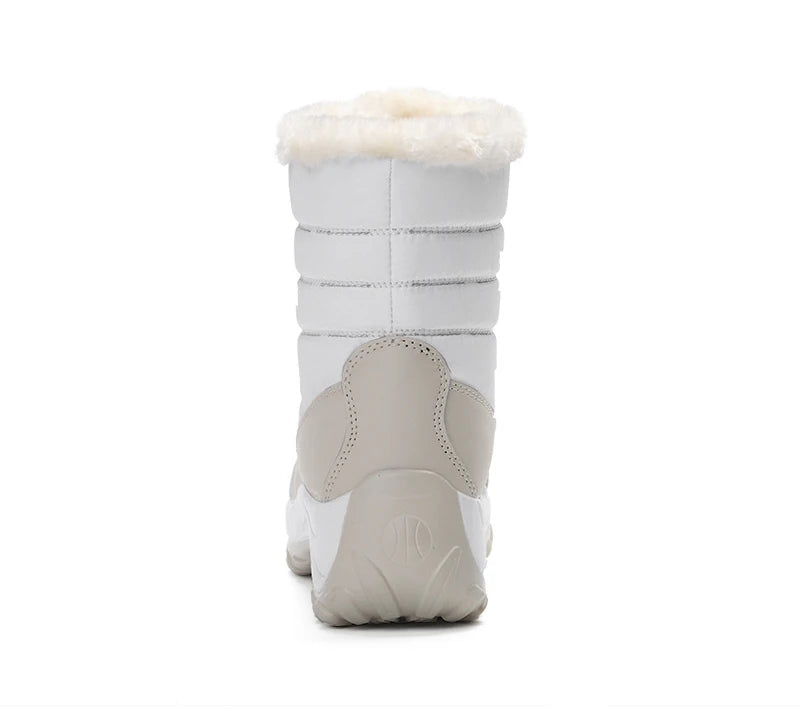 Snow Boots Women Platform Boots Non-slip Women Winter Shoes Fur Warm Ankle Boots for Women Wedges Waterproof Thigh High sneakers_platform