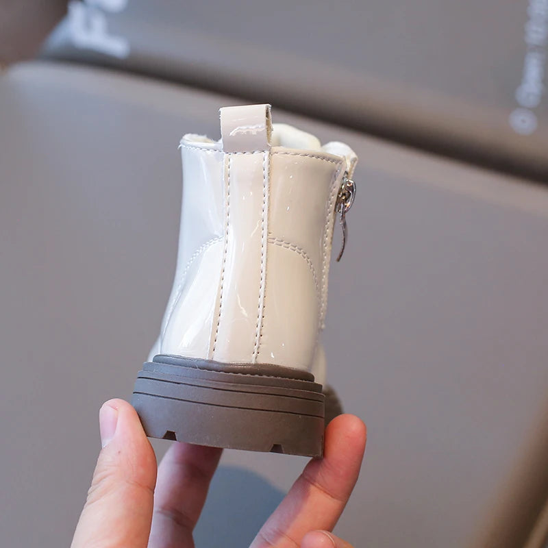 Autumn Winter Children's Boots 2-18 Years Old Padded Warm Boys Girls Cotton Shoes Hundred Anti-slip Kids Short Boots Shoes kids_shoes