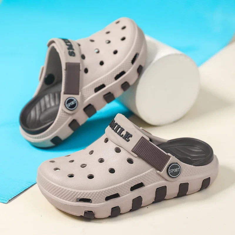 Children Slippers Boy Clogs Summer Beach  Shoes Sneaker Casual Comfortable Indoor Outdoor Sports Sandals for Boy 4 To 10 Years kids_shoes