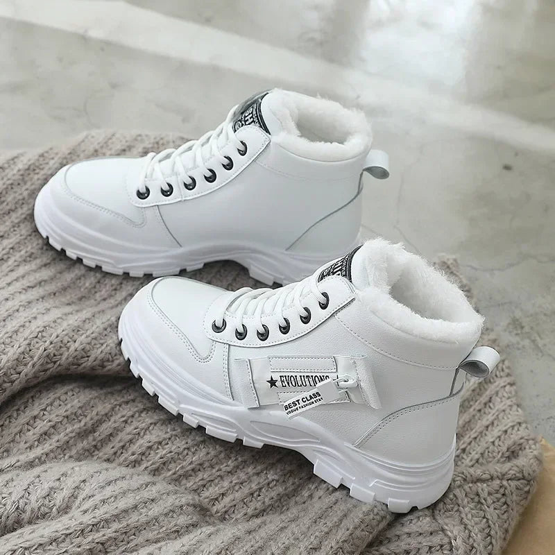 Winter Snow Boots for Women Casual High-top Shoes Warm Womens Sneakers Platform Ankle Boots Plus Size 45 Zapatillas De Mujer New sneakers_women