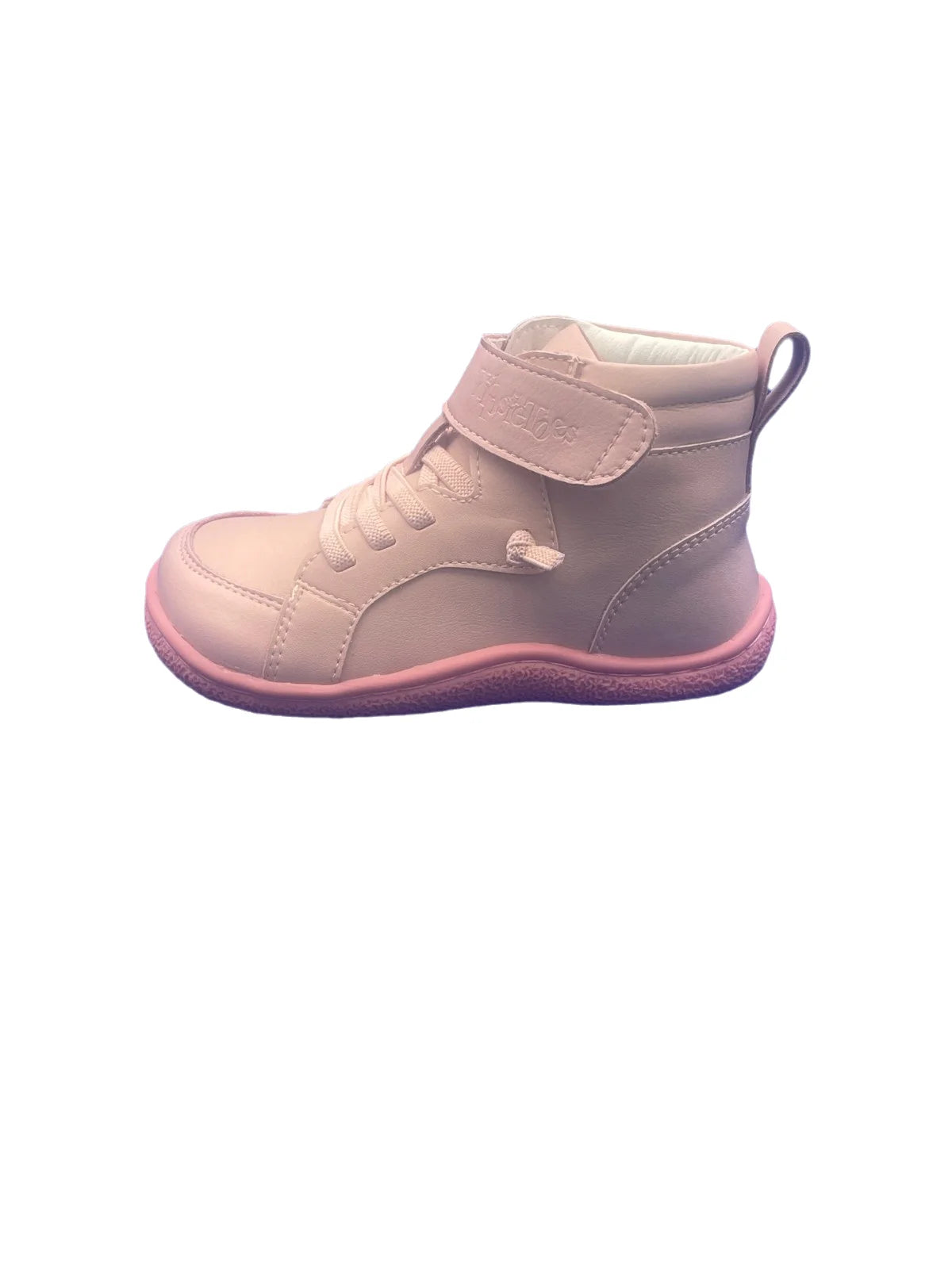 Tipsietoes Autumn Spring Genuine Leather Boots For Girls Boys Kids Barefoot Sneaker Leather Linning Light Weight Elastic Strape kids_shoes