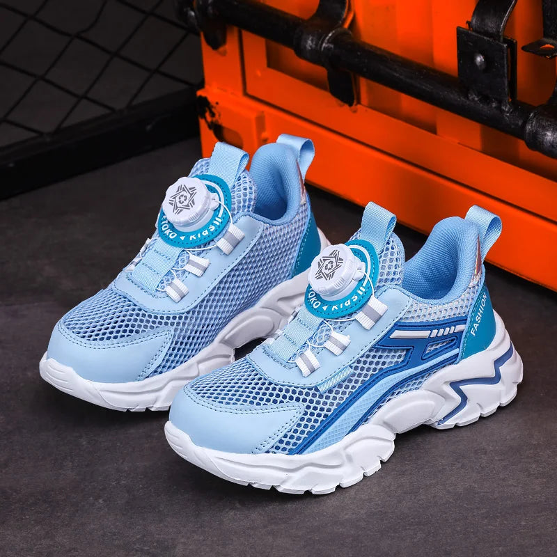 New Children Sports Shoes Boy Sneaker Black Mesh Summer Breathable Kids Casual Shoes Boy Running Tennis Running Sneaker kids_shoes