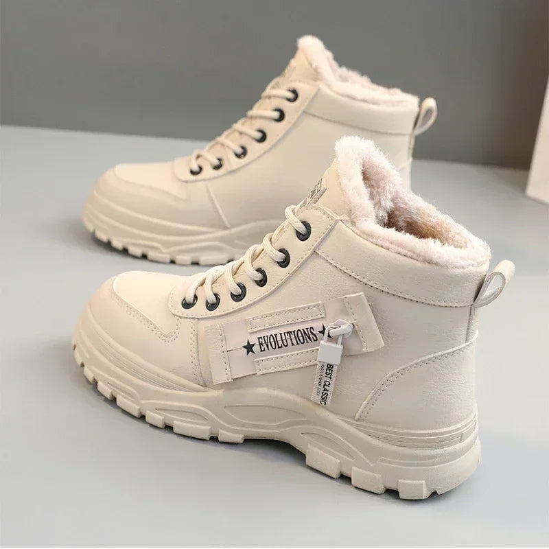 Winter Snow Boots for Women Casual High-top Shoes Warm Womens Sneakers Platform Ankle Boots Plus Size 45 Zapatillas De Mujer New sneakers_women