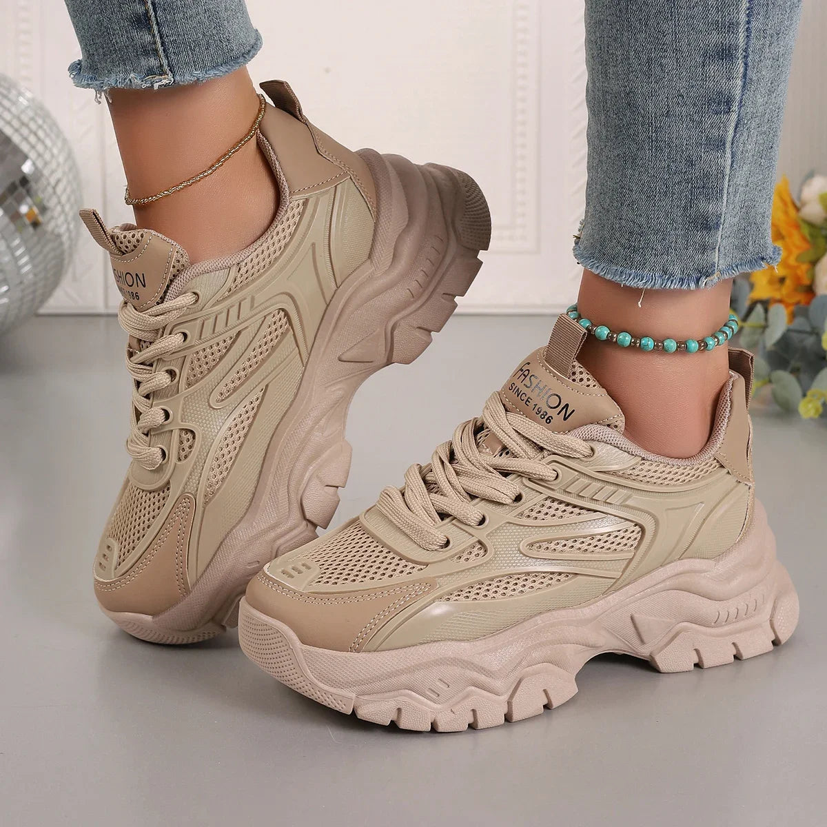 Women Sneakers 2024 New Fashion Chunky Sneakers Women Outdoor Tennis Platform Sports Shoes for Women Lightweight Designer Shoes sneakers_platform