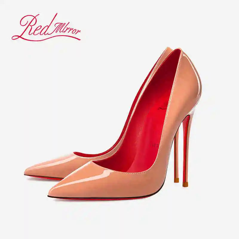 Shoes For Woman 2025 Trend Luxury Red Bottoms High Heels Pointed Toe Stiletto Pumps 12 cm Comfortable Party Dress Wedding Shoes heels_stiletto