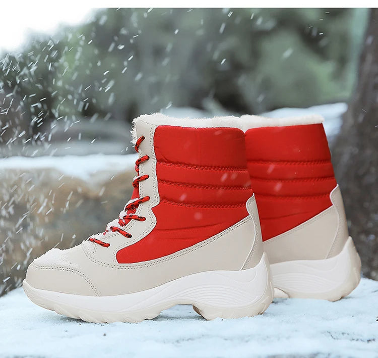 Snow Boots Women New Ladies Shoes Platform Shoes Woman Flat Keep Warm Boots Ladies Casual Plush Botas Mujer Winter Shoes Women sneakers_platform