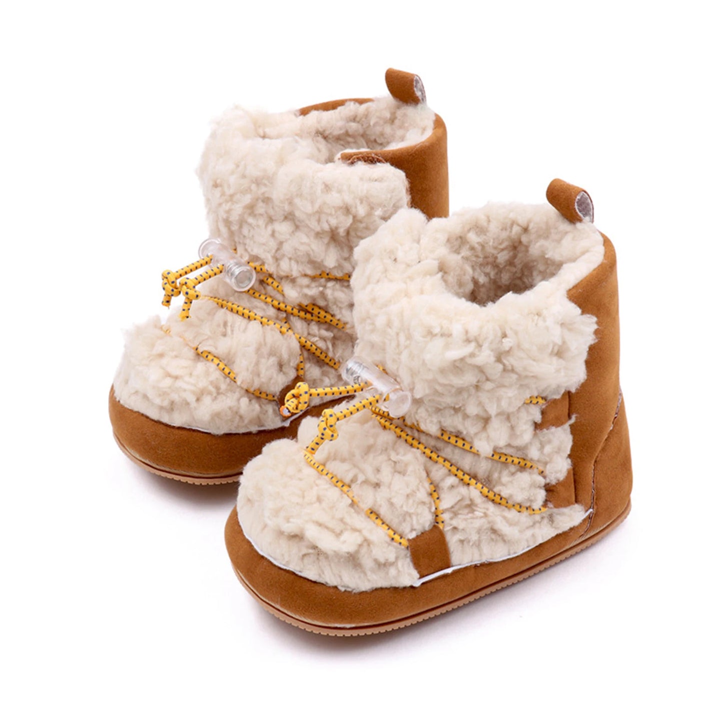 Newborn Girls Snow Boots Coral Fleece Winter Cute Ankle Boots Warm Baby Walking Shoes for Toddler Infant kids_shoes