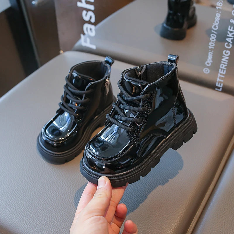 Autumn Winter Children's Boots 2-18 Years Old Padded Warm Boys Girls Cotton Shoes Hundred Anti-slip Kids Short Boots Shoes kids_shoes
