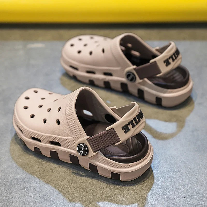 Children Slippers Boy Clogs Summer Beach  Shoes Sneaker Casual Comfortable Indoor Outdoor Sports Sandals for Boy 4 To 10 Years kids_shoes