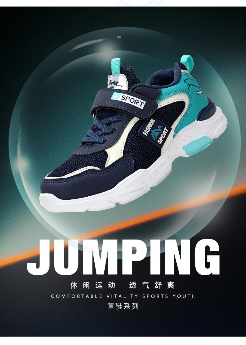 Children's shoes boy sneakers in the spring and autumn with breathable non-slip surface pupil cuhk boy boy fashion shoes kids_shoes