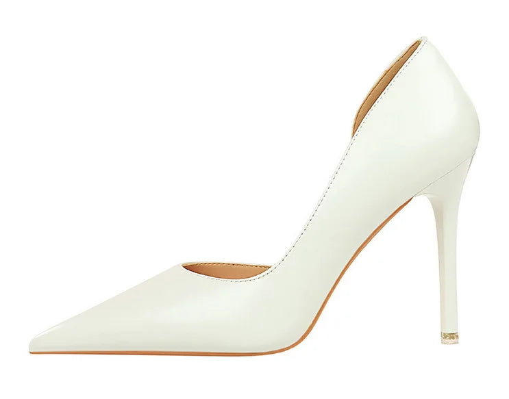 BIGTREE Shoes Black Women Pumps Quality Leather Women Shoes High Heels Fashion Wedding Shoes Stiletto Luxurious Elegant Pumps heels_stiletto