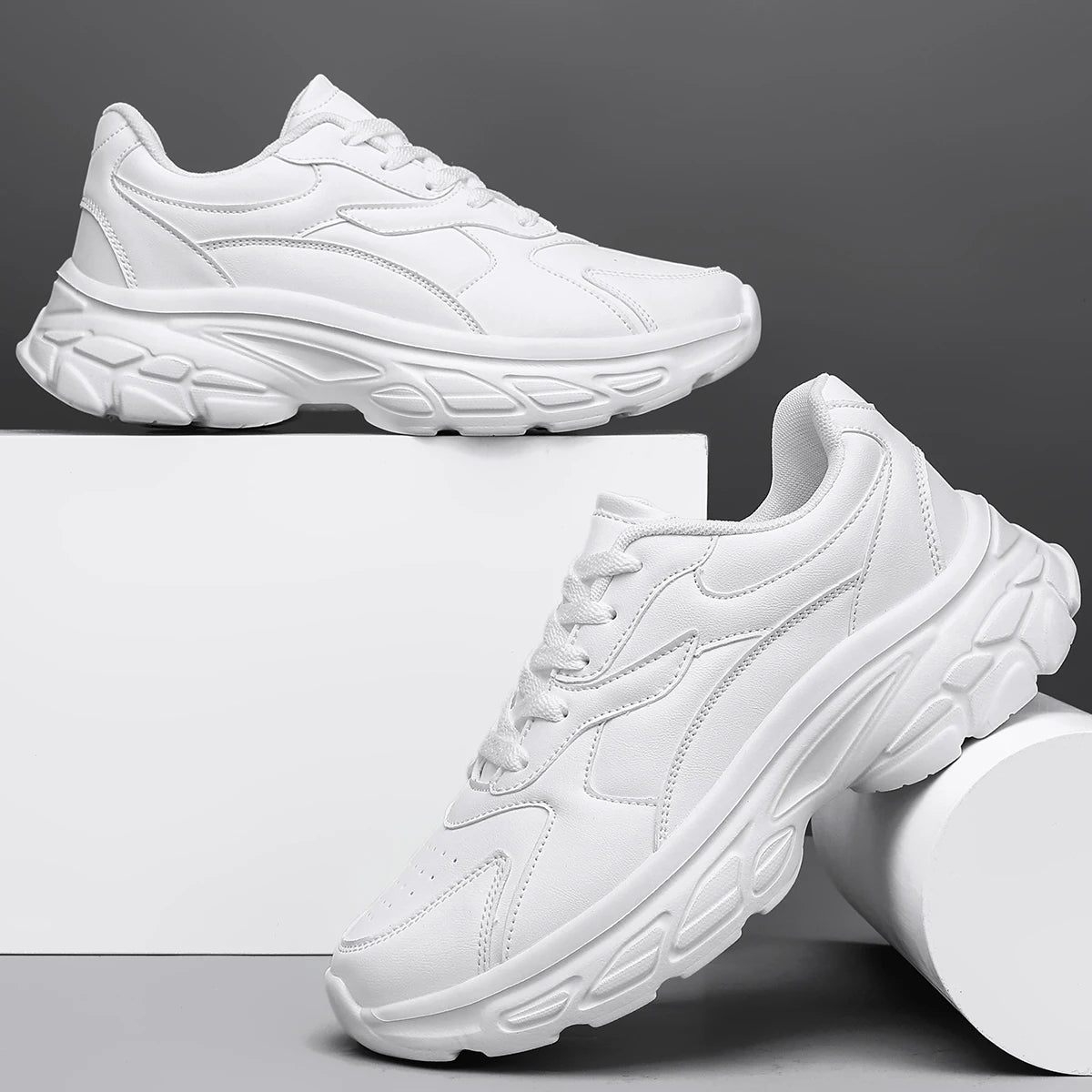 Fashion Woman Vulcanize Platform Casual Sneakers Women Flats Mesh Breathable Running Walking Shoes Chunky Sports Shoe sneakers_platform