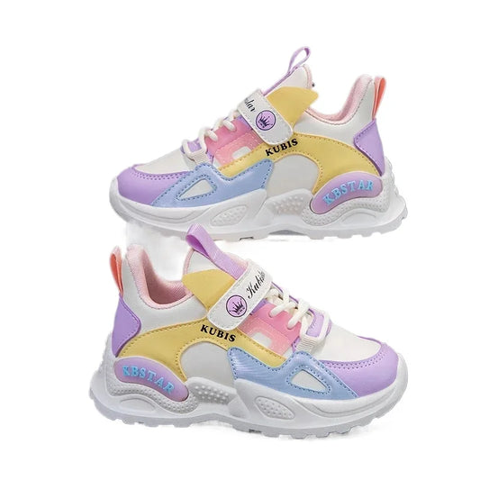 Kids Spring Sneakers Girls School Casual Shoes Outdoor Breathable Running Shoes Light Soft  Pink Non-slip Children Shoes kids_shoes