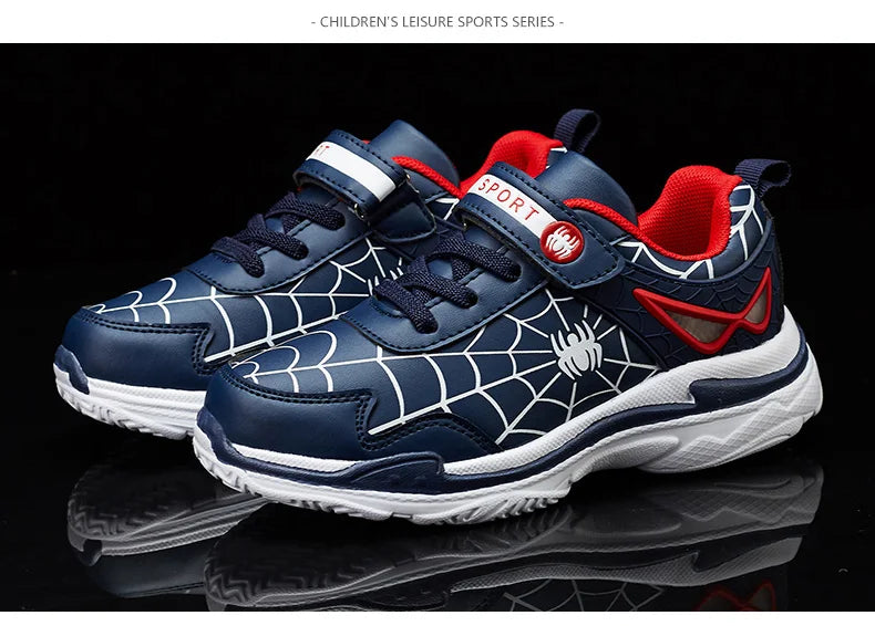 Luxury Kids Shoes Boys Sneakers PU Leather Children Sneakers 2024 New Fashion Casual Sports Tennis Shoes for Boy kids_shoes