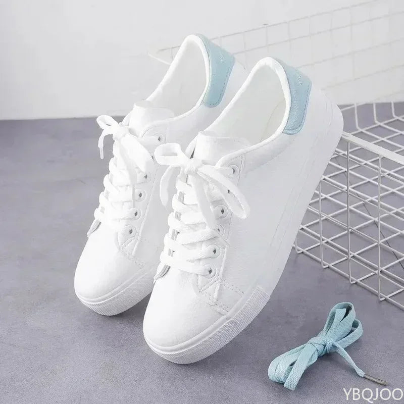 Women's Vulcanize Shoes White Shoe Women Running Spring Autumn Fashion Breathable Lace-Up Casual Sneakers Zapatos De Mujer sneakers_women