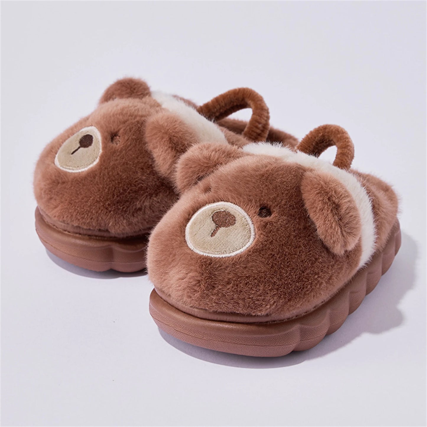 Children's cotton slippers, autumn and winter, indoor anti-skid and warm cartoon for men, women, small and medium-sized children kids_shoes