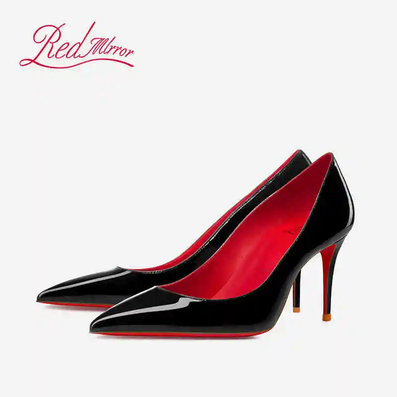 Women's High-heeled Shoes Red Bottoms Stiletto Pumps Black Naked Shallow Pointed Toe High Heels Luxury Brand Fashion Prom Shoes heels_stiletto