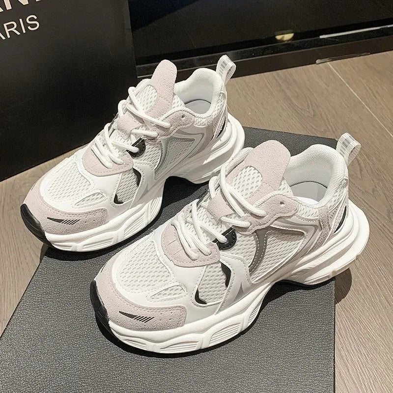 2025 Mesh Breathable Shoes for Women Sports Running Casual Ladies Fitness Vulcanize Shoes Baskets Women's Luxary Sneakers sneakers_platform