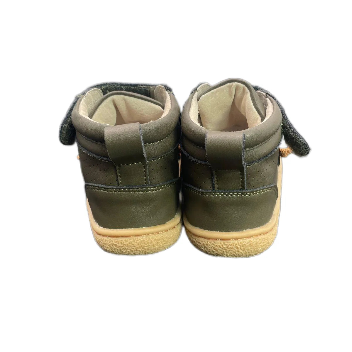 Tipsietoes Autumn Spring Genuine Leather Boots For Girls Boys Kids Barefoot Sneaker Leather Linning Light Weight Elastic Strape kids_shoes