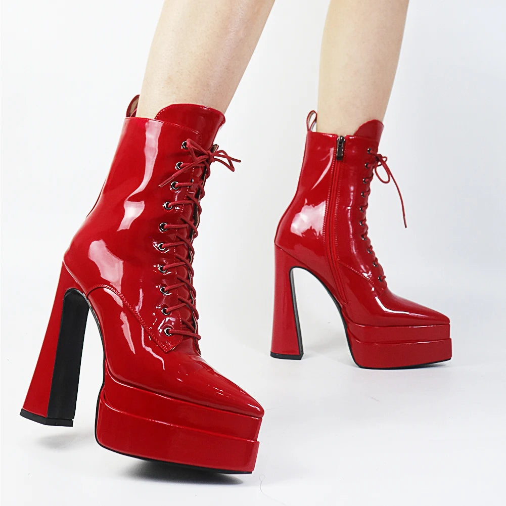 Pointed Toe Platform Women Over The Knee High Boots Dropship High Heel 2022 Winter Fashion Office Lady Women Shoes Big Size 43 boots_platform